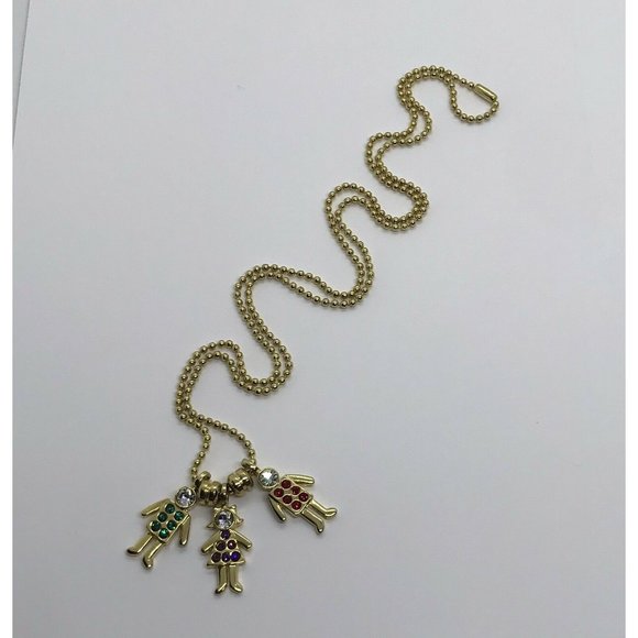 Girl and boys GSC pendants Long Ball chain necklace 29 Inches Red Green Purple - Picture 5 of 12